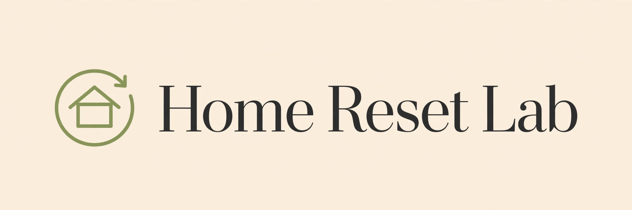 Home Reset Lab logo - home organization and reset guides